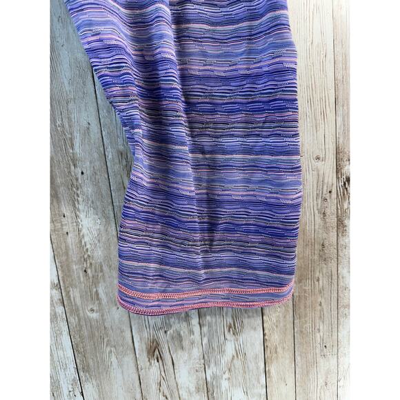 Lululemon Run Top Speed Legging Women 12 Space Dye Twist Iris Flower PinkCropped - Picture 5 of 6